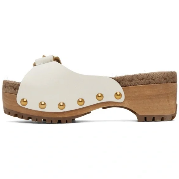 NEW! Chloé Off-White Joline Clogs